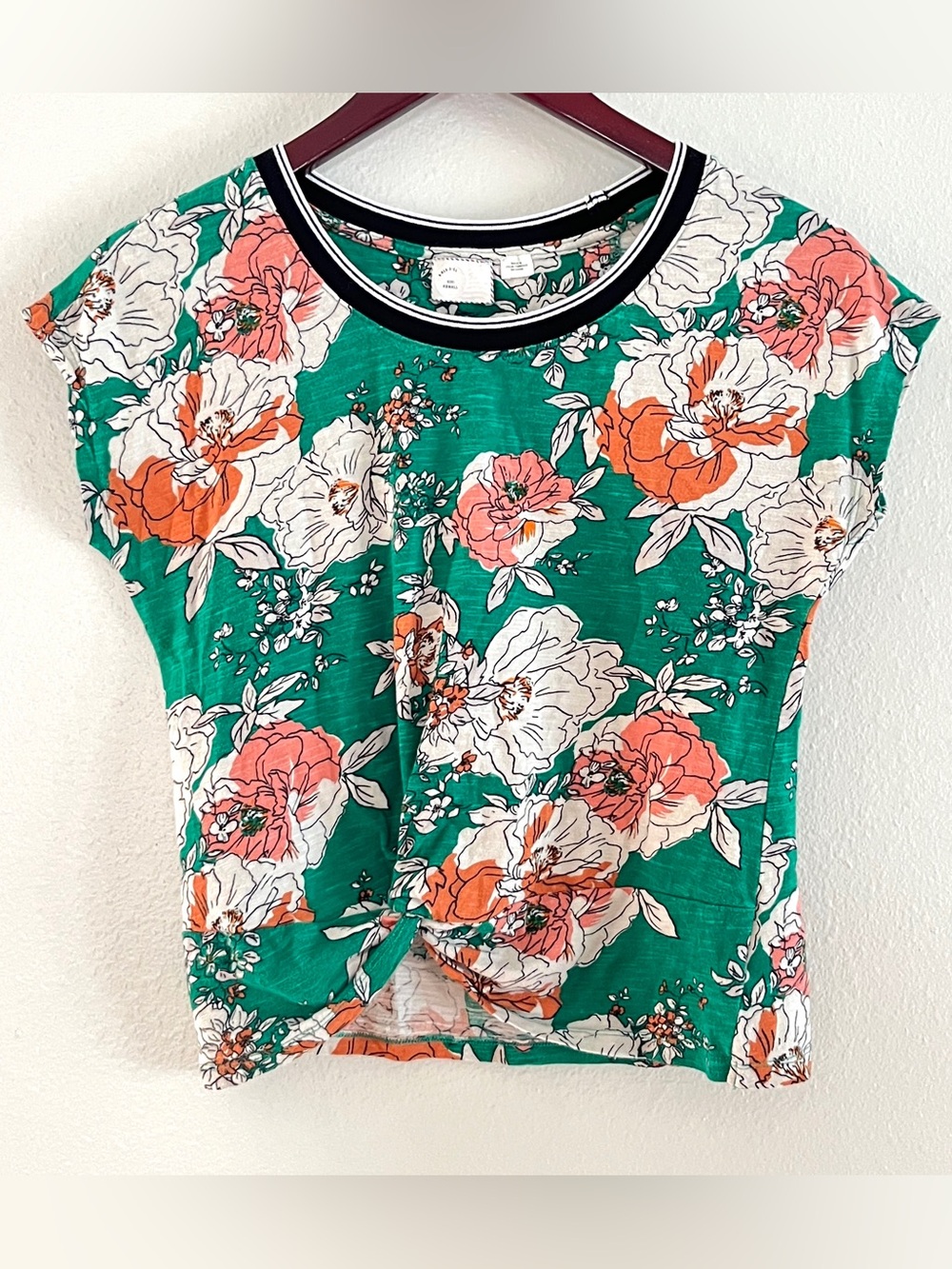 Anthropology Dolman Sleeve Crop Top